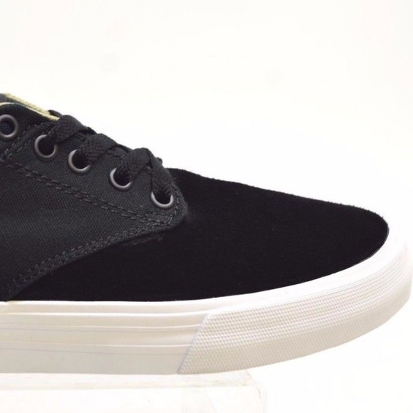 Supra Footwear Chino Black-White Vulcanized Shoe Skateboarding Size 9
